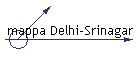 mappa Delhi-Srinagar